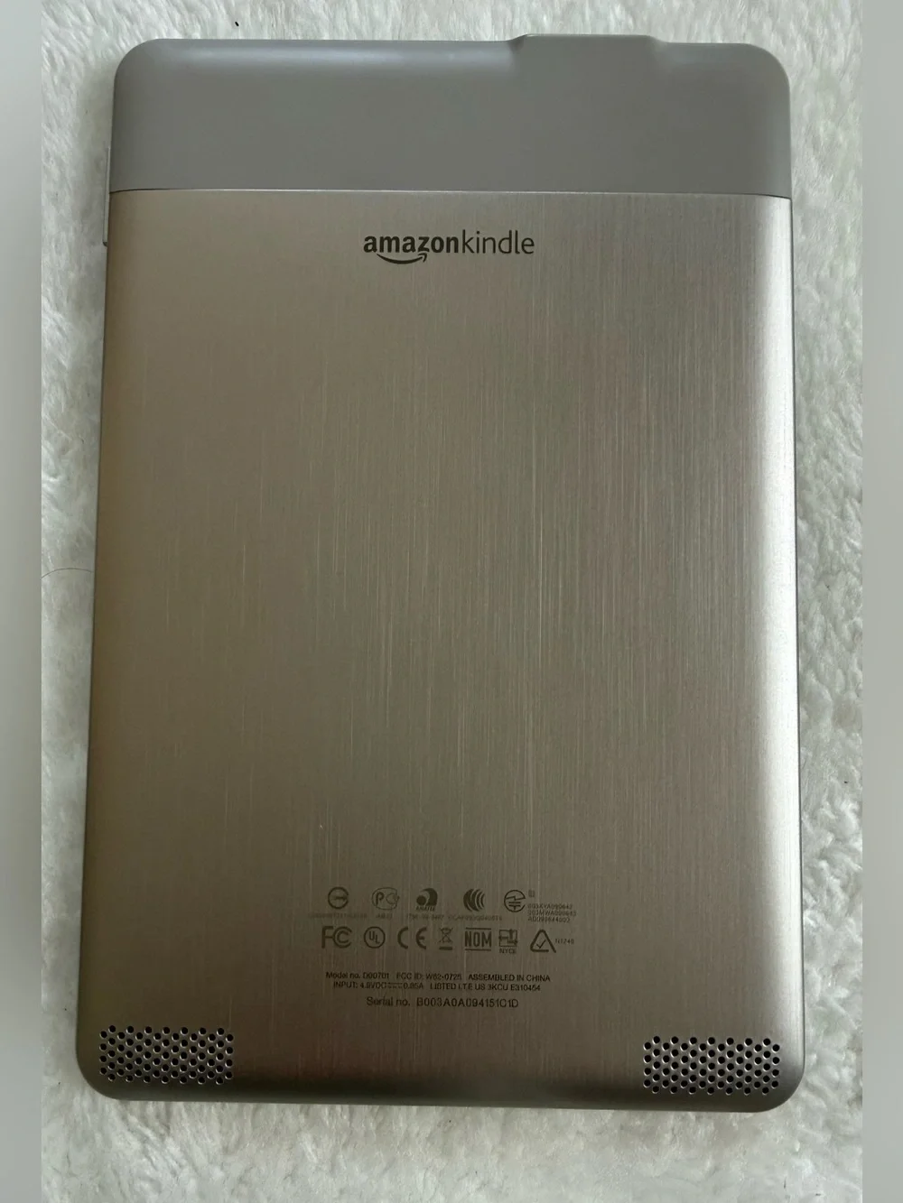 Amazon Kindle 2nd Generation 2GB (Need New Battery) No Return